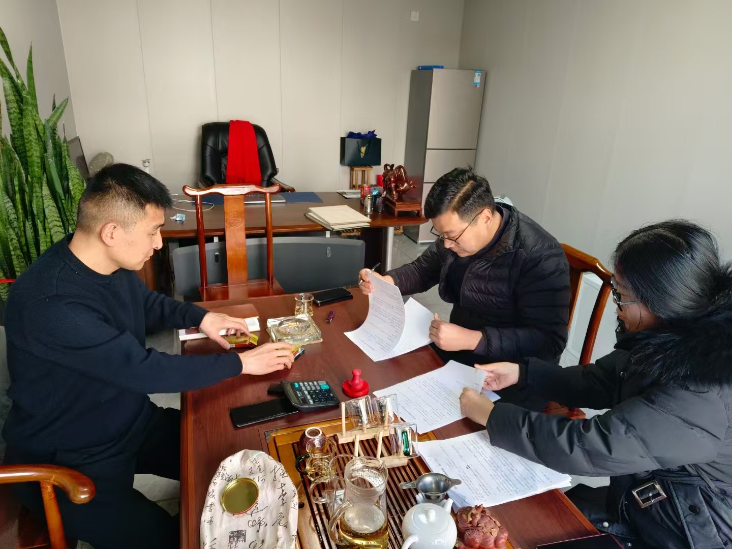 開工第一天，首單達成